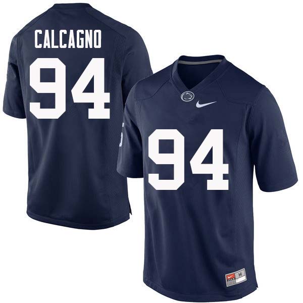 NCAA Nike Men's Penn State Nittany Lions Joe Calcagno #94 College Football Authentic Navy Stitched Jersey LFL6298UW